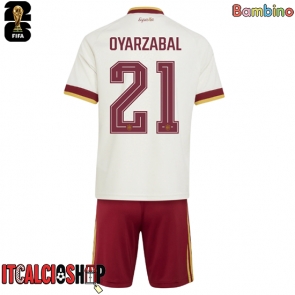 Spagna Mikel Oyarzabal #21 Seconda Maglia Bambino Mondiali 2026 Manica Corta (+ Pantaloni corti)
